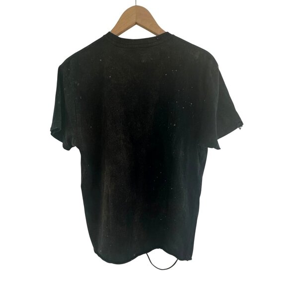 Lady Gaga - “Joanne” - Playing Piano - Black Distressed Cotton T-Shirt‎ Size L - Picture 5 of 7